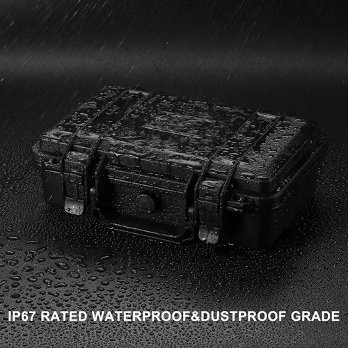 Vista 8 de Mayouko Caja de herramientas portátil con esponja a prueba de golpes, grado impermeable IP67, funda rígida impermeable con inserto de espuma, funda