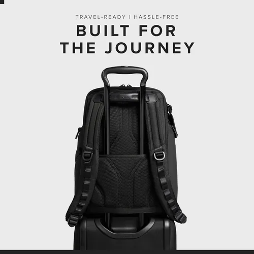Vista 6 de TUMI - Mochila de Búsqueda Alpha Bravo - Mochila para portátil para hombres y mujeres - Mochila para trabajo y viajes - 17.0" X 14.0" X 8.3", Negro