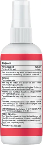 Vista 7 de ATTITUDE Spray desinfectante de manos para niños y adultos, verificado por EWG, tamaño de viaje, dermatológicamente probado, a base de plantas