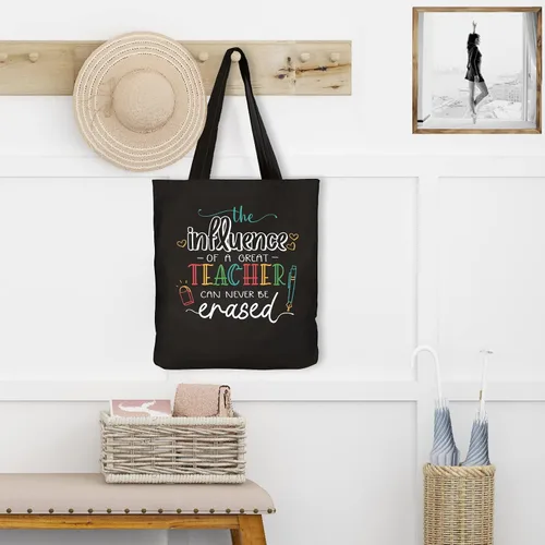 Vista 4 de CARAKNOTS Regalos para profesores, bolsa negra para profesores, regalos de agradecimiento para mujeres, profesores, regalos de Navidad