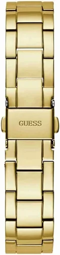 Vista 4 de GUESS US - Reloj analógico de cristal azul e iridiscente para mujer, Arco iris