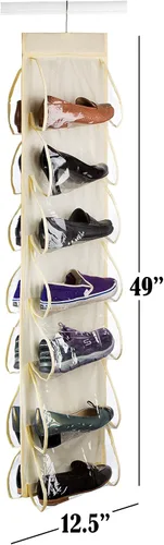 Vista 2 de Organizador de zapatos colgante de 14 bolsillos