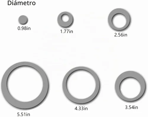 Vista 5 de 24 unidades de calcomanías de espejo circular de acrílico para pared, adhesivos DIY, decoración de arte moderno para mural, para sala, dormitorio 24