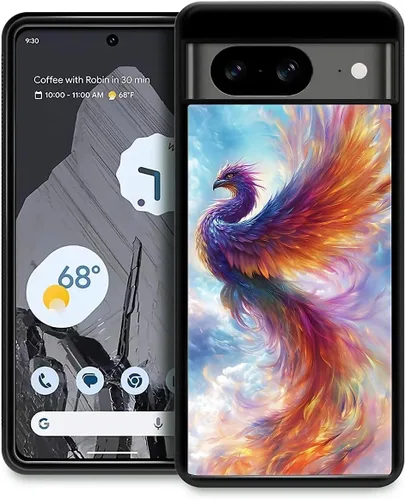 Vista 311 de Compatible con Google Pixel 4A 5G Mobile Case Creative Acrylic Back Panel Silicona Edge Case Slim Protección Especialmente para Google Pixel 4A 5G
