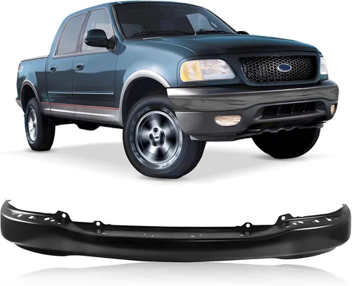 Vista 8 de CarPartsDepot Nuevo Parachoques Delantero de Acero Cromado Compatible con Ford 1967-1977 F-100 F-250 F-350 1975-1977 F-150 F-500 Se Ajusta