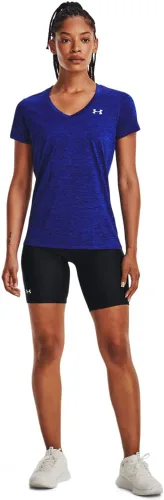 Vista 2 de Under Armour - Camiseta Tech de manga corta con cuello en V para mujer