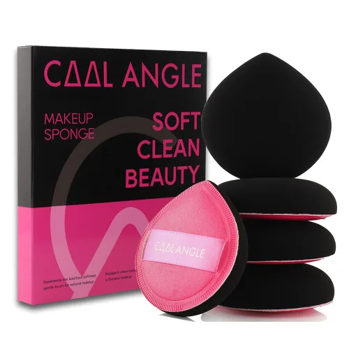 Vista 10 de 4 Paquetes de Esponjas de Maquillaje para Base, Corrector y Polvo, Esponja Mezcladora Libre de Látex para Maquillaje Natural y Fácil, Suave