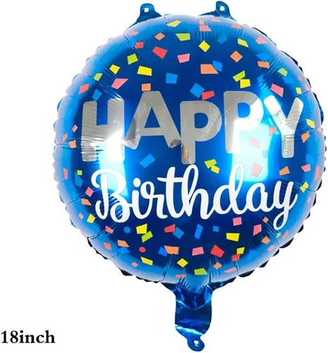 Vista 6 de Globos, 11 globos de aluminio de 7 años para decoración de fiesta de cumpleaños de 7 años, globos de confeti, globos de fiesta de cumpleaños, globos