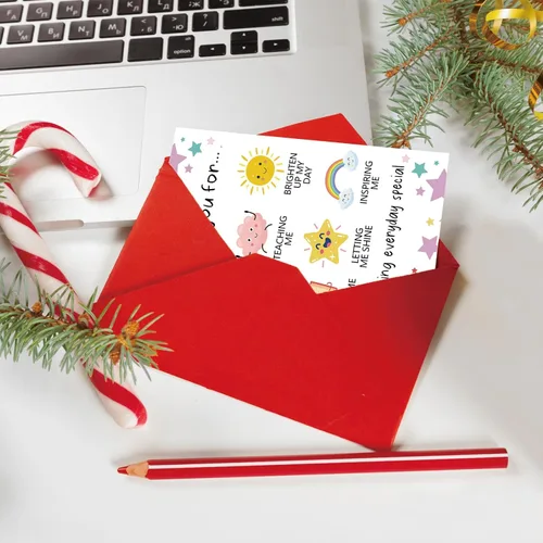 Vista 4 de YiKaLus Linda Tarjeta de Agradecimiento para Maestros, Excelentes Regalos de Agradecimiento para Maestros para Hombres y Mujeres, Tarjeta