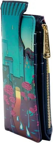 Vista 4 de Loungefly Disney Brave Princess Castle Series - Cartera con solapa, Multi colorido, CARTERA