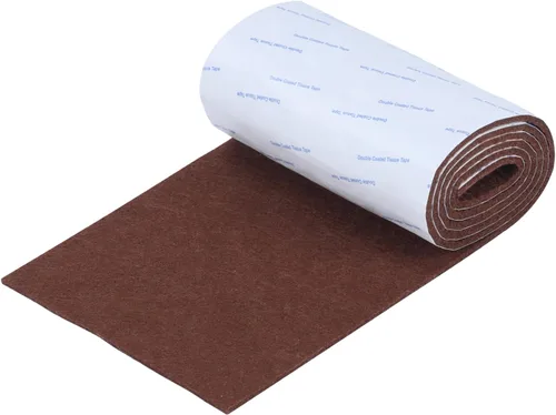 Vista 22 de Almohadillas de fieltro para muebles, cinta de fieltro cortable antideslizante autoadhesiva beige, rollo de tiras de fieltro de alta resistencia