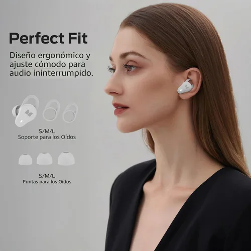 Vista 2 de Monster N-Lite 210 - Auriculares inalámbricos Bluetooth 5.4 intraurales, micrófono integrado para llamadas cristalinas, tiempo de reproducción de 32