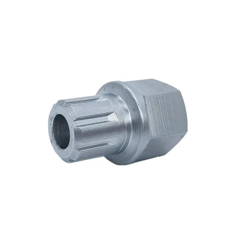 Vista 11 de Llave de bloqueo de rueda de acero cromado para Volkswagen, llave de tornillo antirrobo para tuerca compatible con VW (52)