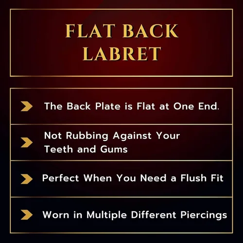 Vista 4 de 4 unids retenedor flexible transparente 0.56 oz 3/8 0.394 in labret pendiente Studs Piercing joyería Snakebites Tragus Lip Vertical Monroe M3235