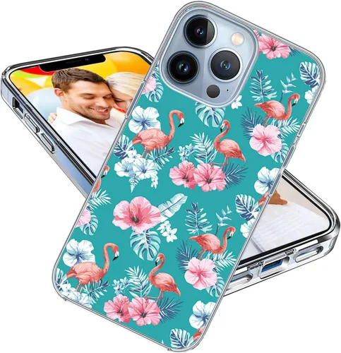 Vista 26 de Funda protectora para iPhone 13 Pro Max para niñas, mujeres y hombres, a prueba de golpes, delgada, suave, TPU transparente, funda protectora
