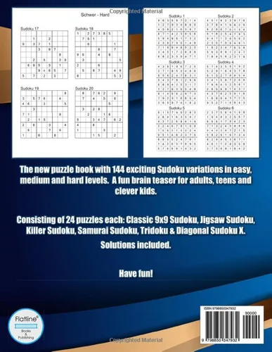 Vista 2 de Sudoku Fusion A Collection of Challenging Sudoku Variations