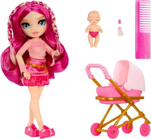 Vista 2 de Rainbow High Jr. High Bestie Babysitters - Stella Monroe, muñeca de moda de 9 pulgadas