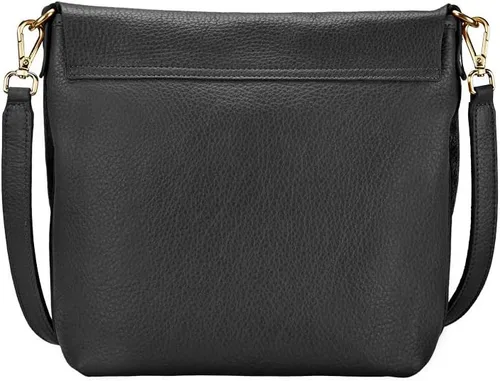 Vista 2 de GiGi New York Bandolera Andie negra hecha a mano para, Negro