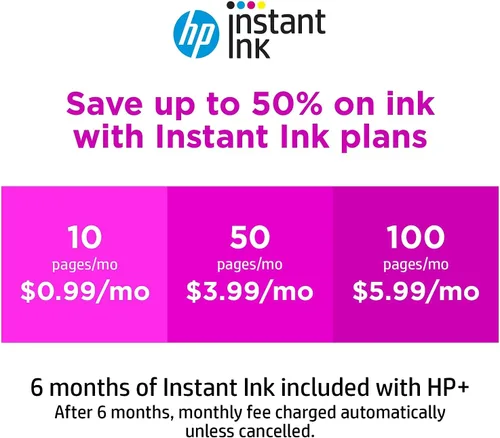 Vista 4 de HP OfficeJet Pro 9015 Impresora inalámbrica todo en uno, con productividad inteligente para la oficina en casa, Instant Ink, funciona con Alexa