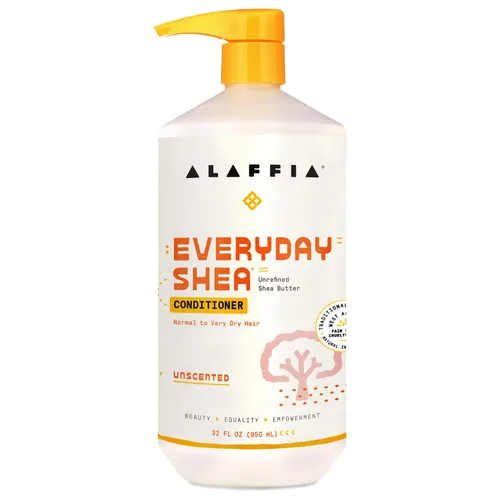 Vista 8 de Alaffia EveryDay - Acondicionador de karité, hidrata, restaura y protege, hecho con manteca de karité de comercio justo, libre de crueldad, sin