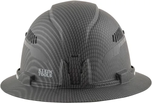Vista 7 de Klein Tools KARBN Full Brim Vented Hard hat, Class C, Premium Comfort and Jobsite Protection