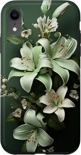 Vista 23 de Funda para iPhone 12 mini Sage green Wildflower Aesthetic Flower