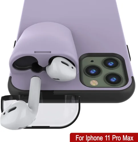 Vista 3 de Punkcase Funda para iPhone 11 Pro Max (serie TopPods) Funda delgada y duradera 2 en 1 diseñada para iPhone 11 Pro Max (6.5 pulgadas) Protege tu