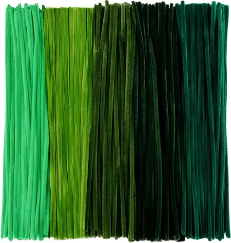 Vista 31 de Caydo 200 piezas de limpiadores de tubos negros de Halloween, varillas de chenilla para manualidades, en masa para niños, arte DIY, manualidades