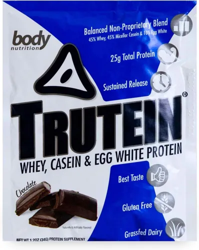 Vista 23 de Body Nutrition Trutein Polvo de Proteína Alto: 45% Suero, 45% Caseína, 10% Clara de Huevo, Sin Gluten, Bajo en Sodio, Polvo de Proteína de Suero