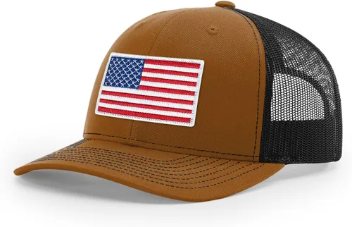 Vista 13 de Joe's USA Richardson 112 - Gorras de camionero con parche gráfico personalizado - Gorras estructuradas de cinco y seis paneles Richardson Premium