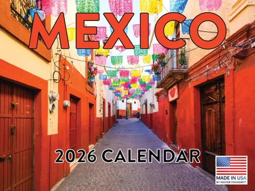 Vista 22 de Calendario Argentina 2026 Calendario mensual de pared de 12 meses Fabricado en Estados Unidos