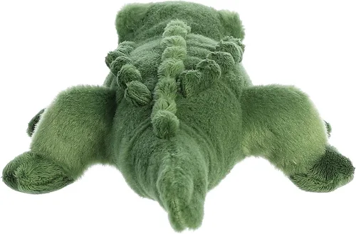 Vista 5 de Aurora® Animal de Peluche Caimán Eco Nation™ Fabricado Responsablemente - Ideal para Aventuras de Juego - Perfecto para Cumpleaños o Simplemente