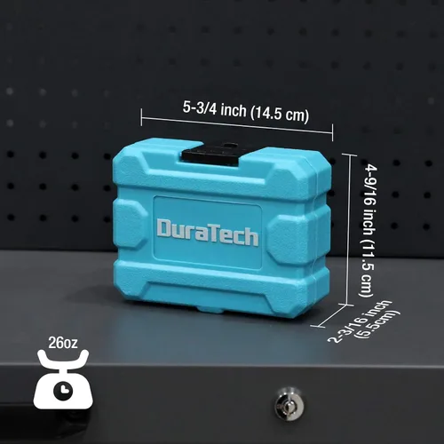 Vista 5 de DURATECH Juego de llaves de vaso de impacto de estrella externas de 14 piezas y llave de trinquete neumática WORKPRO de 3/8 pulgadas