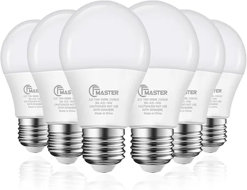Vista 10 de Bombilla LED A19, bombilla LED equivalente a 75 W, 11 W 2700 K luz blanca cálida, 1100 lúmenes, bombillas no regulables, CRI 85+, sin parpadeo
