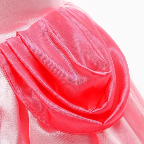 Vista 4 de Disfraz de princesa de melocotón para niñas con accesorios