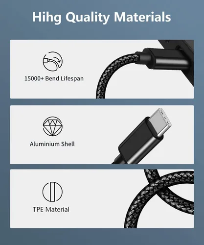 Vista 5 de Cable de audio auxiliar USB C a 0.138 in con carga, USB C 2 en 1 a 0.138 in, cable de audio para auriculares estéreo de automóvil con carga PD de 18