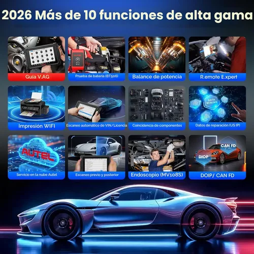 Vista 8 de Escáner de Autel MaxiSYS MS906 PRO: ECU superior C0ding y prueba 3000+ como MS906 MAX 2026 MS906PRO V2.0 of MP900BT MP900 MS906BT Elite 2