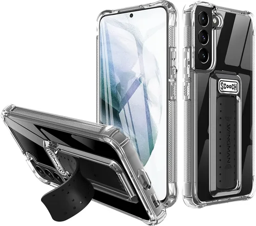 Vista 21 de Scooch Wingman - Funda con función atril para Samsung Galaxy S9 [protección contra caídas de 10 pies] [soporte bidireccional] funda protectora a