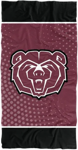 Vista 201 de LOGOVISION Manta Abilene Christian University, 30x60 Logo Dots CottonFront/PolyBackBeachTowel