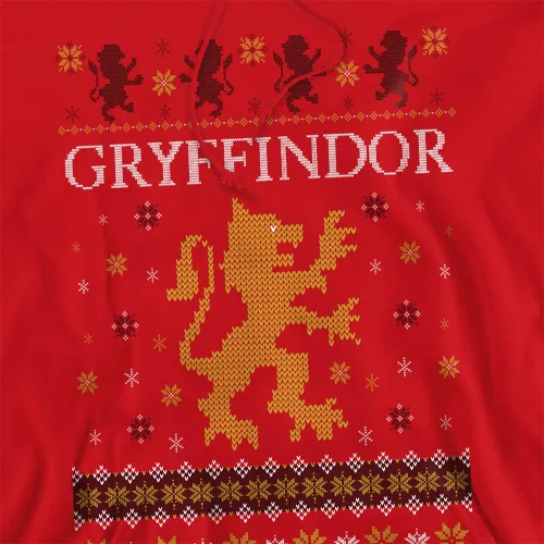 Vista 2 de Popfunk Classic Ugly Christmas Collection - Sudadera con capucha unisex para adultos
