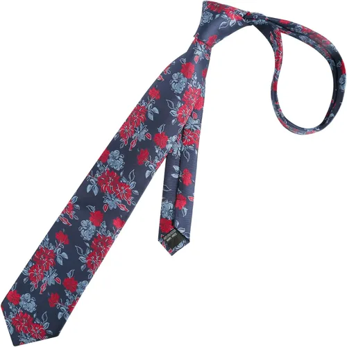 Vista 60 de Alizeal Mens 3.15inches Leaf Flower Pattern Tie with Floral Pocket Square Set