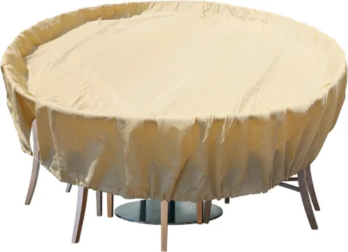 Vista 36 de Fundas para muebles de patio, impermeables, resistentes a los rayos UV, resistentes a los rayos UV, para exteriores, mesa redonda y rectangular