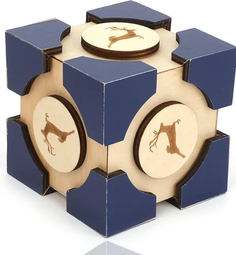 Vista 6 de Sharp Brain Zone Cubo de rompecabezas de madera 3D (estilo 9Z 16T) Colorido rompecabezas de madera ecológico para estimulación mental, enfoque
