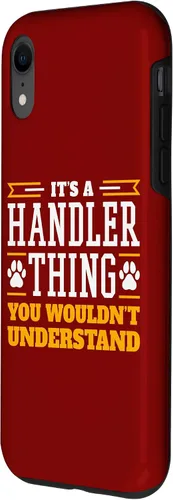 Vista 2 de iPhone XR Dog Agility Handler Thing - Dog Agility Case