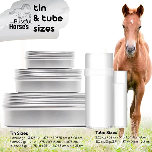 Vista 6 de The Blissful Horses - Mantequilla solar para el cuidado de verano, protector solar suave para caballos, solución de protección solar equina fácil