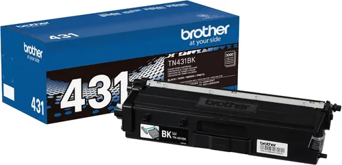 Vista 11 de Brother Cartucho de tóner negro de alto rendimiento genuino TN433 2PK (TN4332PK)