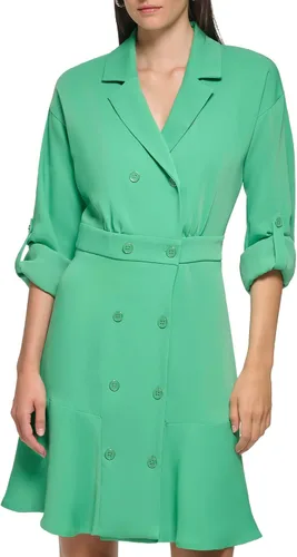 Vista 5 de Karl Lagerfeld Paris Womens Everyday Casual Shirt Dress Dress