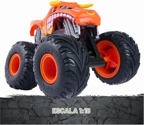 Vista 8 de Monster Jam El Toro Loco Rev 'N Roar Monster Truck, escala 1:18