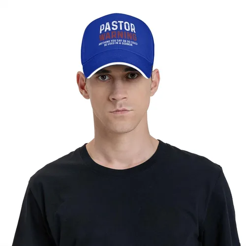 Vista 13 de Regalos de agradecimiento para pastores, regalos para pastores para hombres, sombrero de advertencia para pastor, gorra de advertencia para pastor