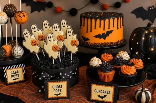 Vista 3 de Fantasma con calabaza Lollipop Chocolate Candy Mold Halloween 911